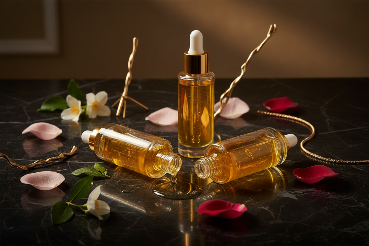 Liquid Gold — A Guide to Oils for Face, Body & Hair