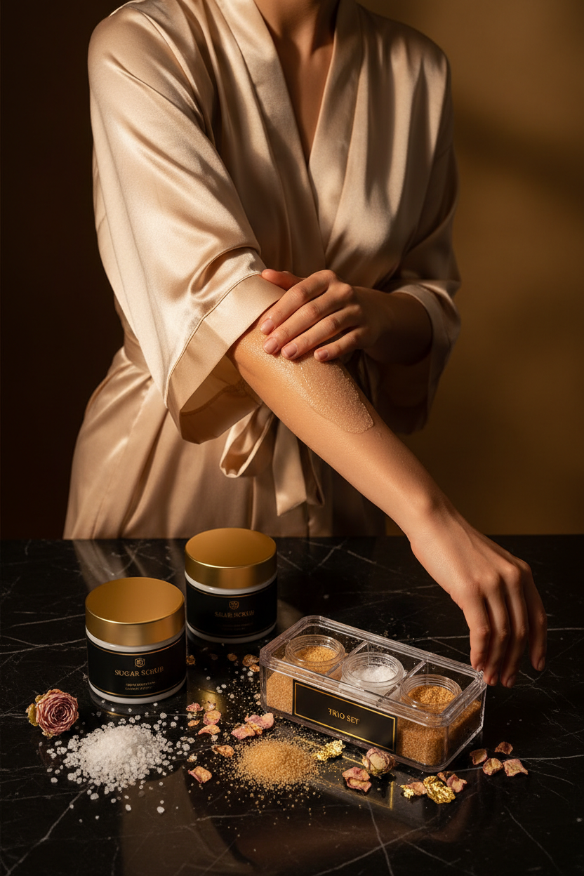 Beauty And Beyond — Body Scrubs Collection Hero