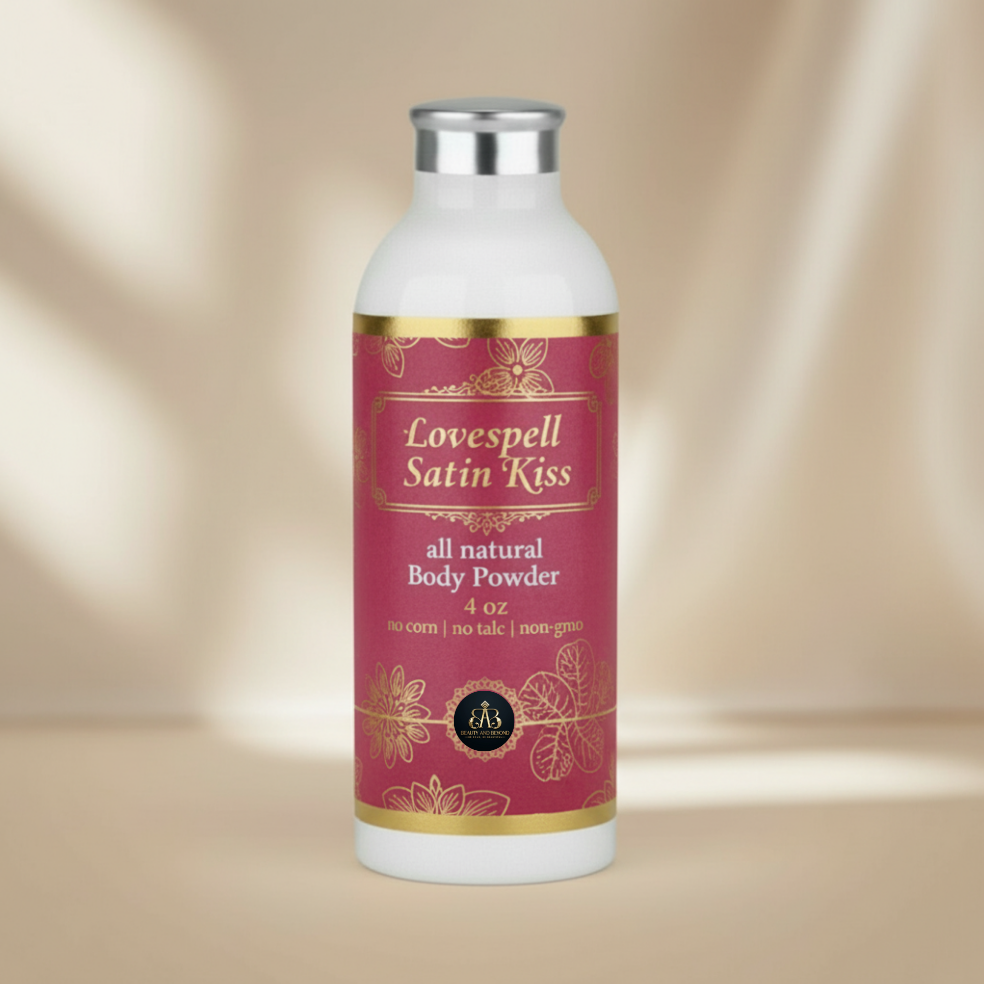 Love Spell Satin Kiss All Natural Body Powder