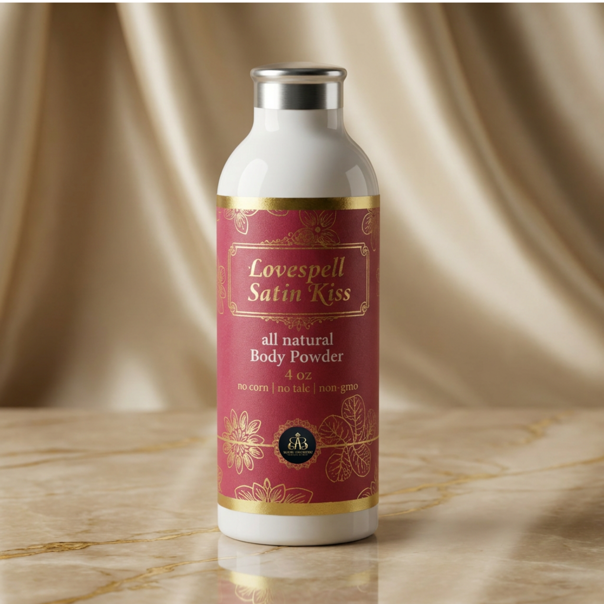 Love Spell Satin Kiss All Natural Body Powder