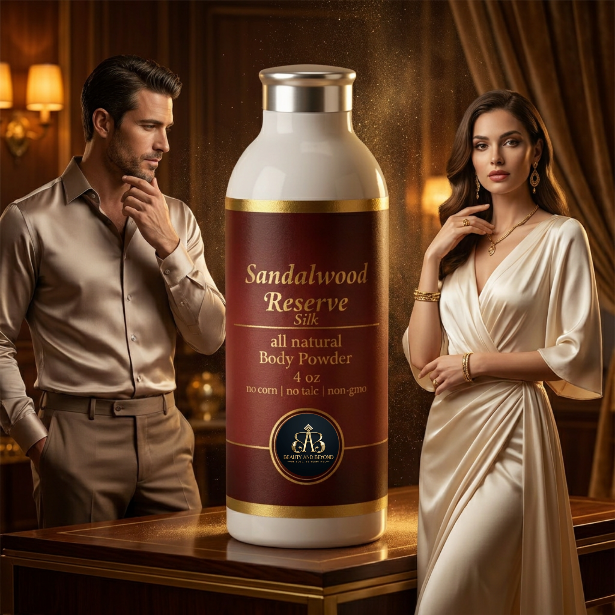 Sandalwood Reserve Silk All Natural Body Powder