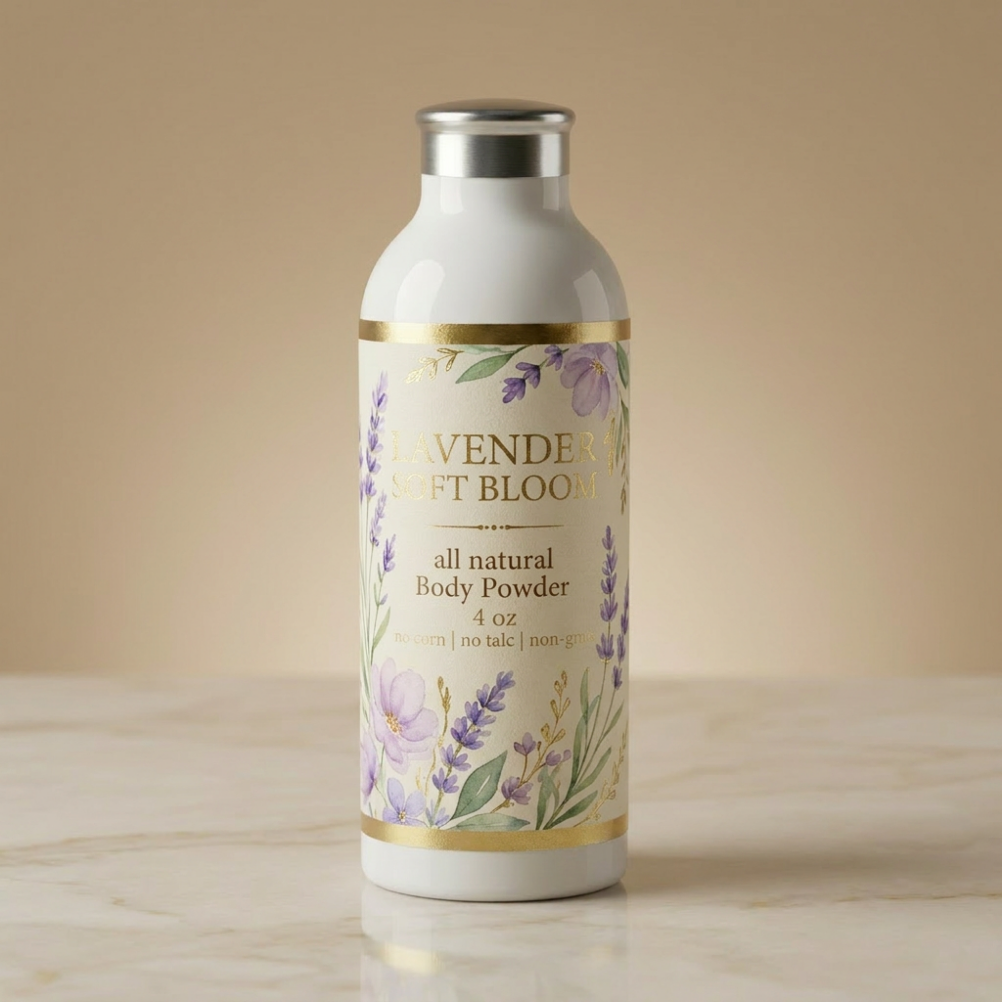 Lavender Soft Bloom All Natural Body Powder