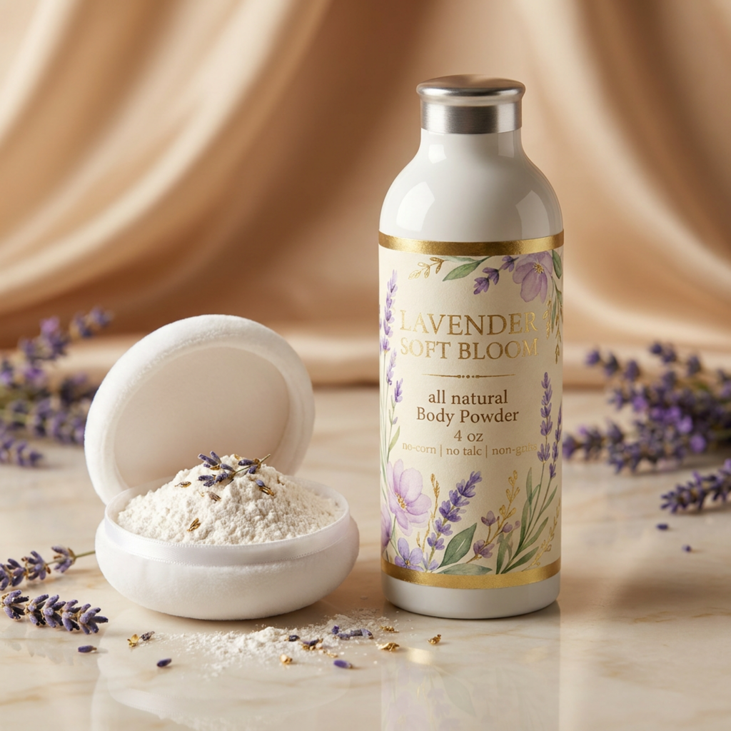 Lavender Soft Bloom All Natural Body Powder