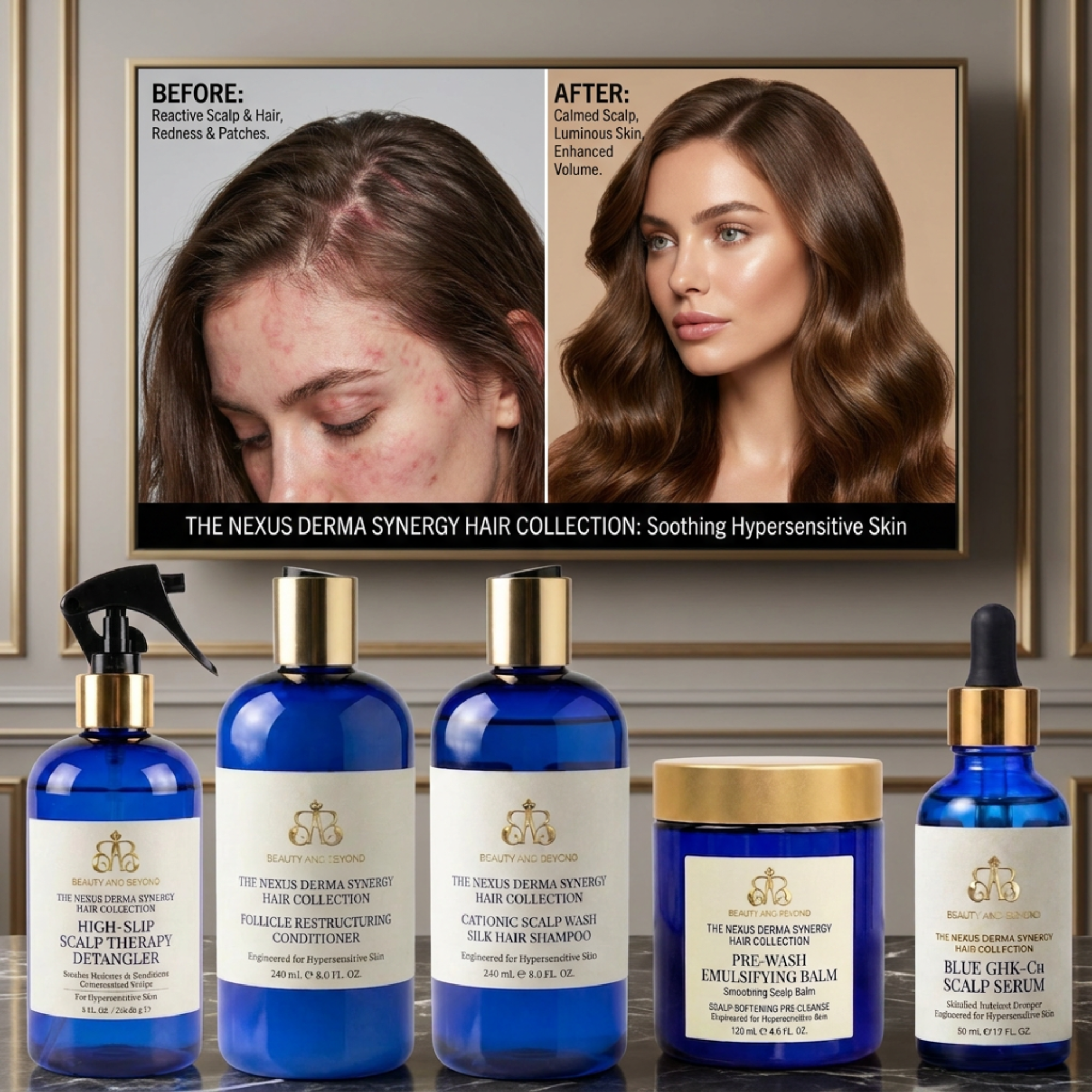 THE NEXUS DERMA SYNERGY COLLECTION — MASTER LUXURY SUITE Complete 13-Piece Clinical-Luxury Skin & Hair Care System