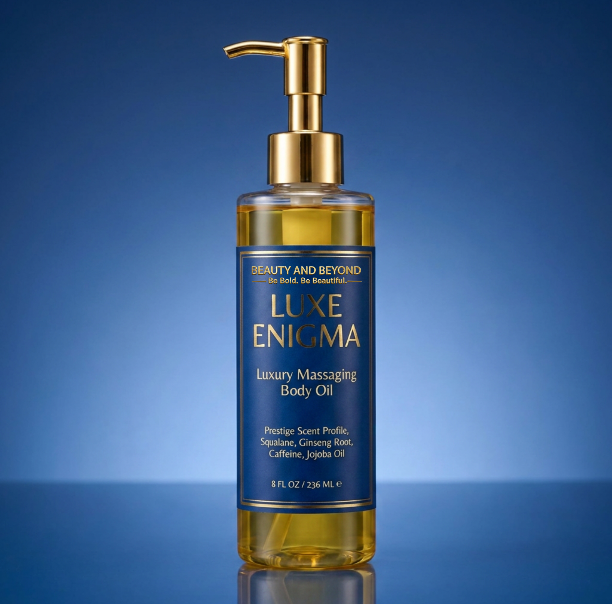 Luxe Enigma Massaging Body Oil — Prestige Masculine Spa Treatment
