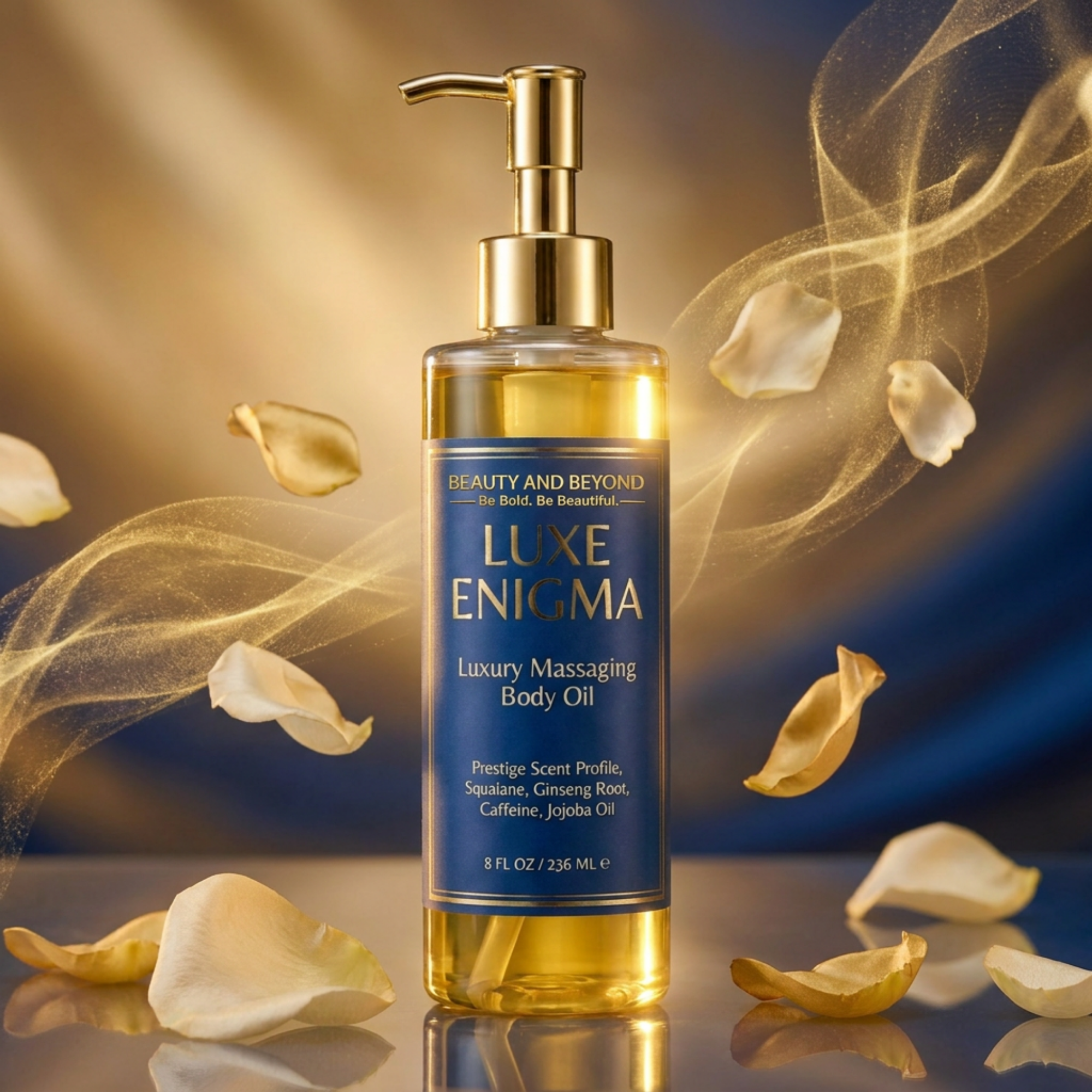 Luxe Enigma Massaging Body Oil — Prestige Masculine Spa Treatment