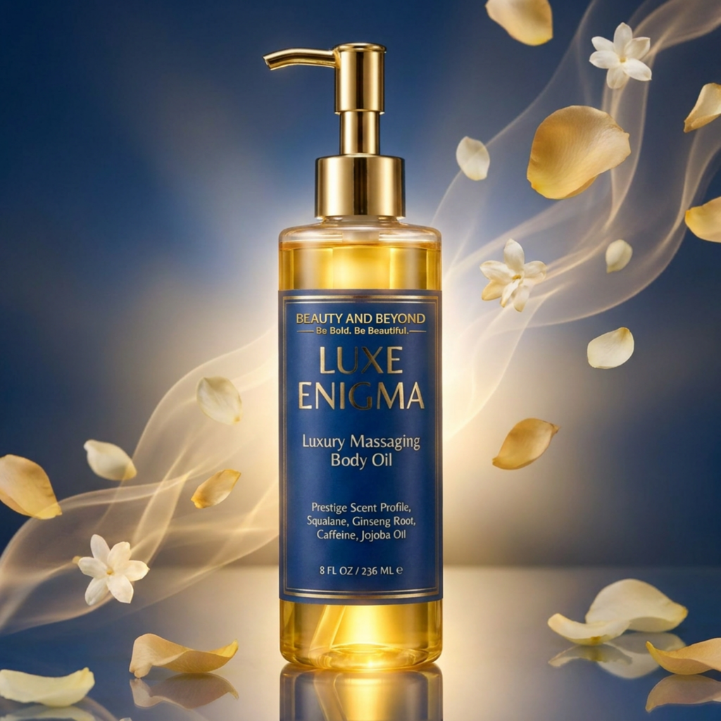 Luxe Enigma Massaging Body Oil — Prestige Masculine Spa Treatment