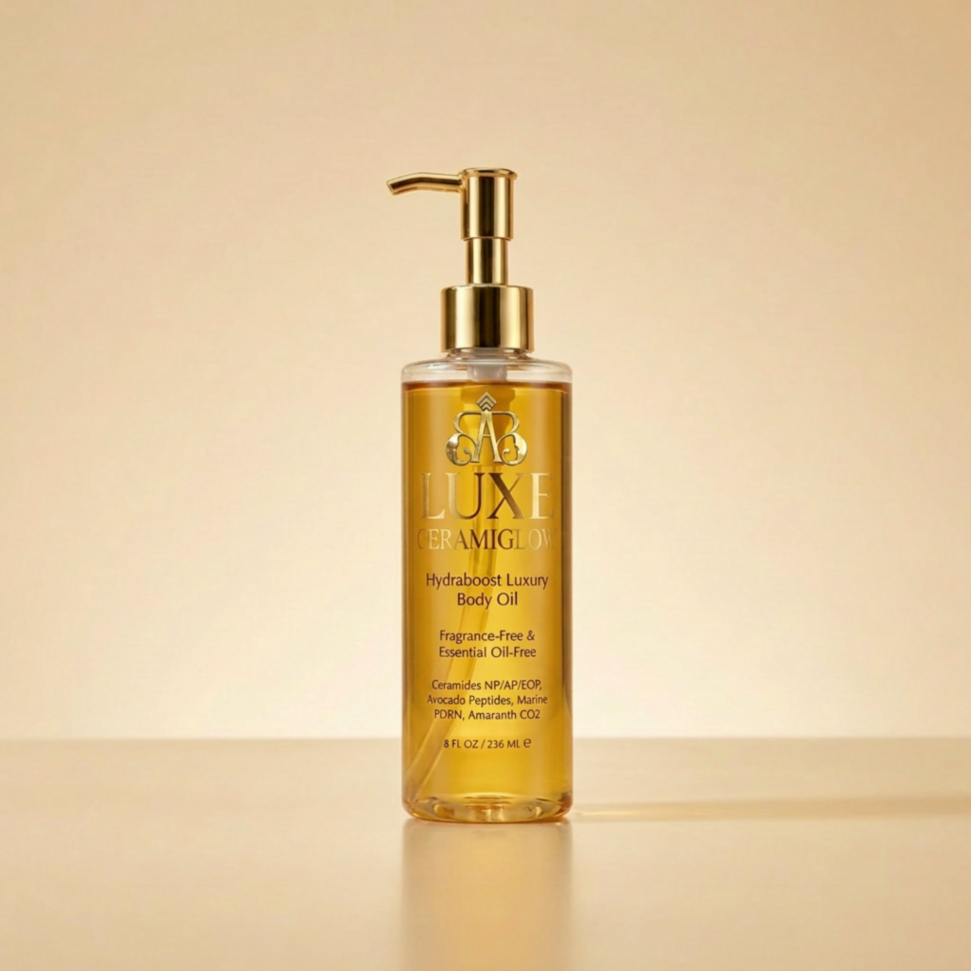 Luxe CeramiGlow Hydraboost Body Oil — Prestige Clinical Skin Renewal