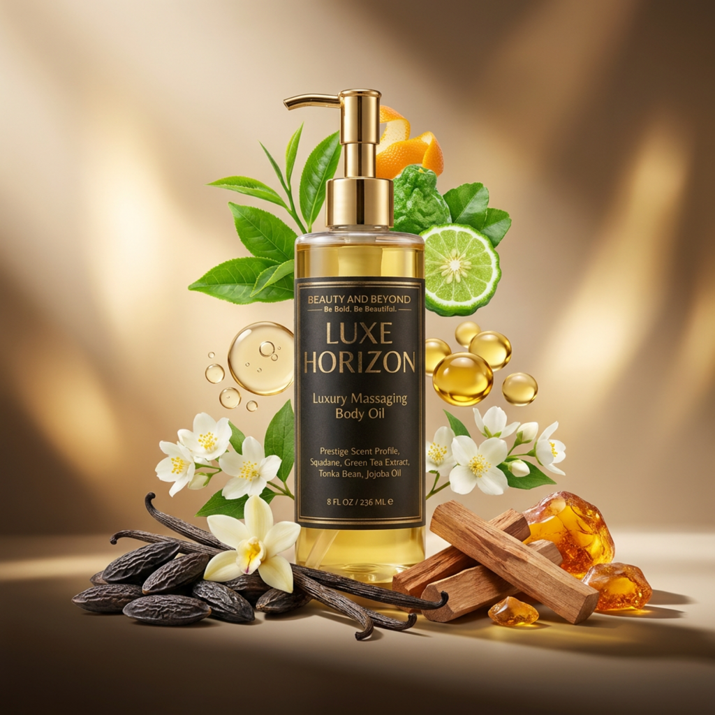 Luxe Horizon Massaging Body Oil — Prestige Spa