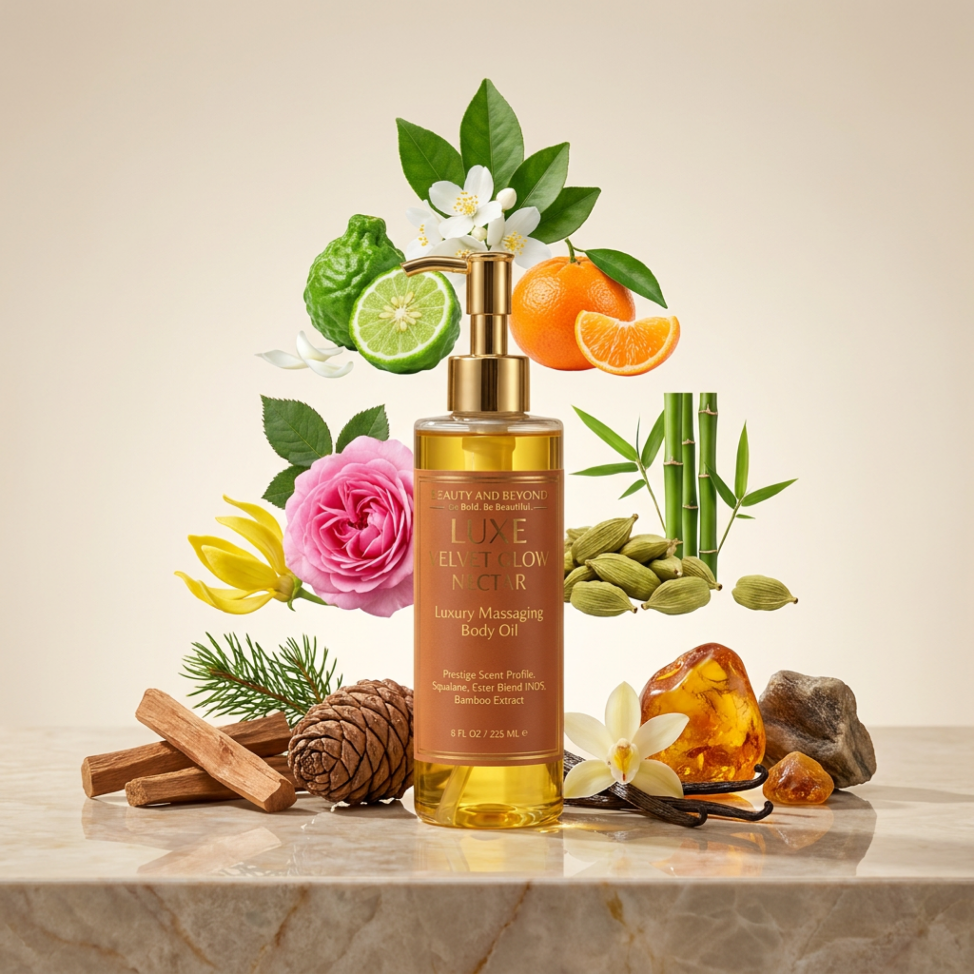 Luxe Velvet Glow Nectar Massaging Body Oil — Prestige Spa