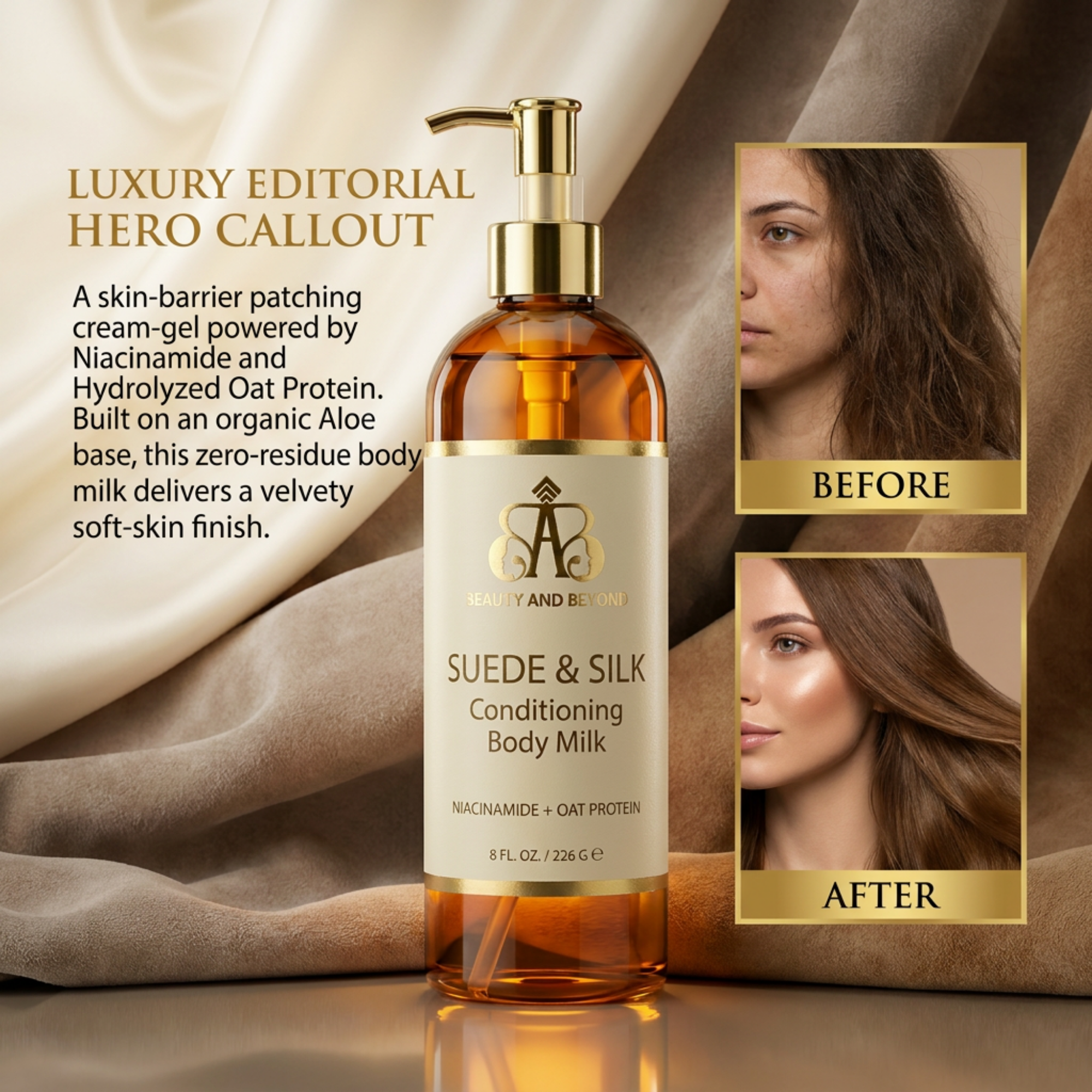 Suede & Silk Conditioning Body Milk
