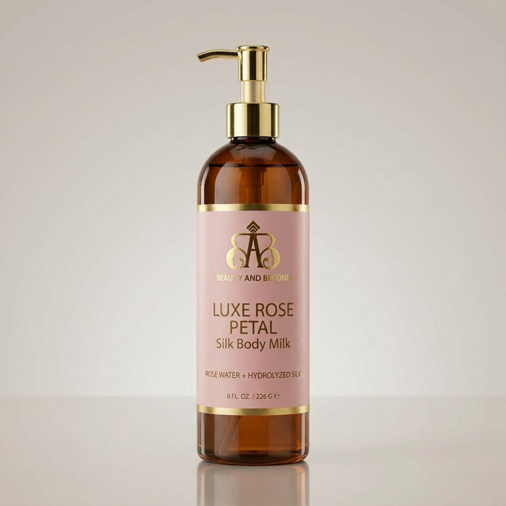 Luxe Rose Petal Silk Body Milk