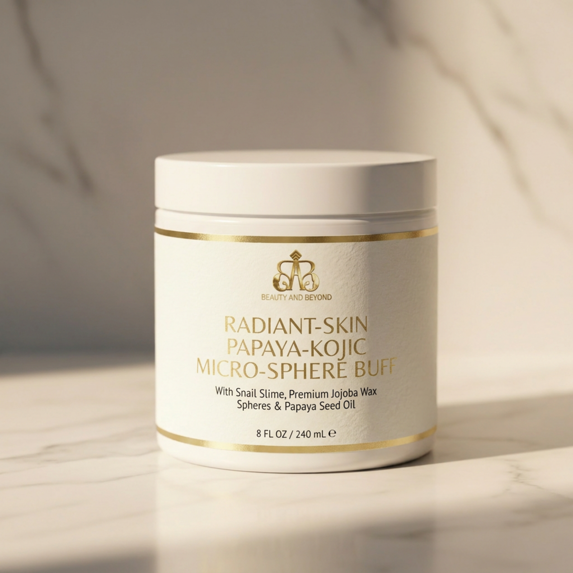 Radiant-Skin Papaya-Kojic Micro-Sphere Buff