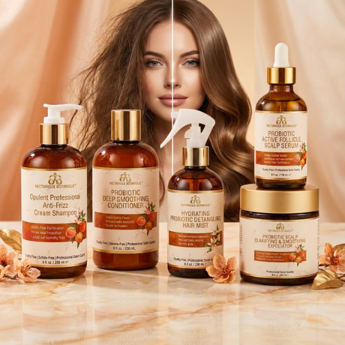 Nectarique Botanique™ — Peach Nectar Professional Anti-Frizz Salon Quality Probiotic Series