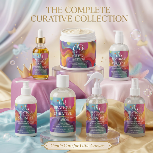 Bratique™ — The Crown Curative Youth Texture Therapy Master Ritual Set — Complete 7-Piece Collection