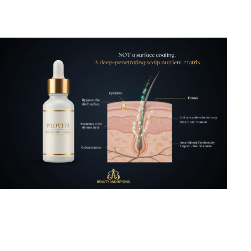 Provita Hair Growth Complex | Advanced Vitamin & Ionic Mineral Scalp Serum
