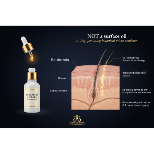Rosemary Mulata Herb Infusion Oil | Prestige Molecular Cushion & Growth Elixir