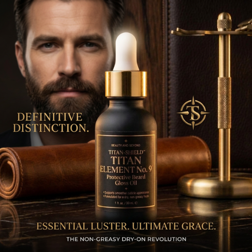 TITAN-SHIELD™ Protective Beard Gloss Oil