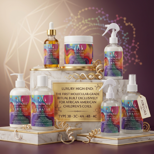 Bratique™ — The Crown Curative Youth Texture Therapy Master Ritual Set — Complete 7-Piece Collection
