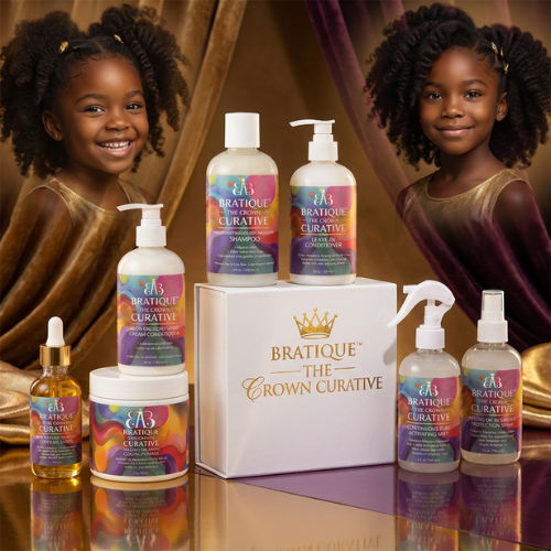 Bratique™ — The Crown Curative Youth Texture Therapy Master Ritual Set — Complete 7-Piece Collection