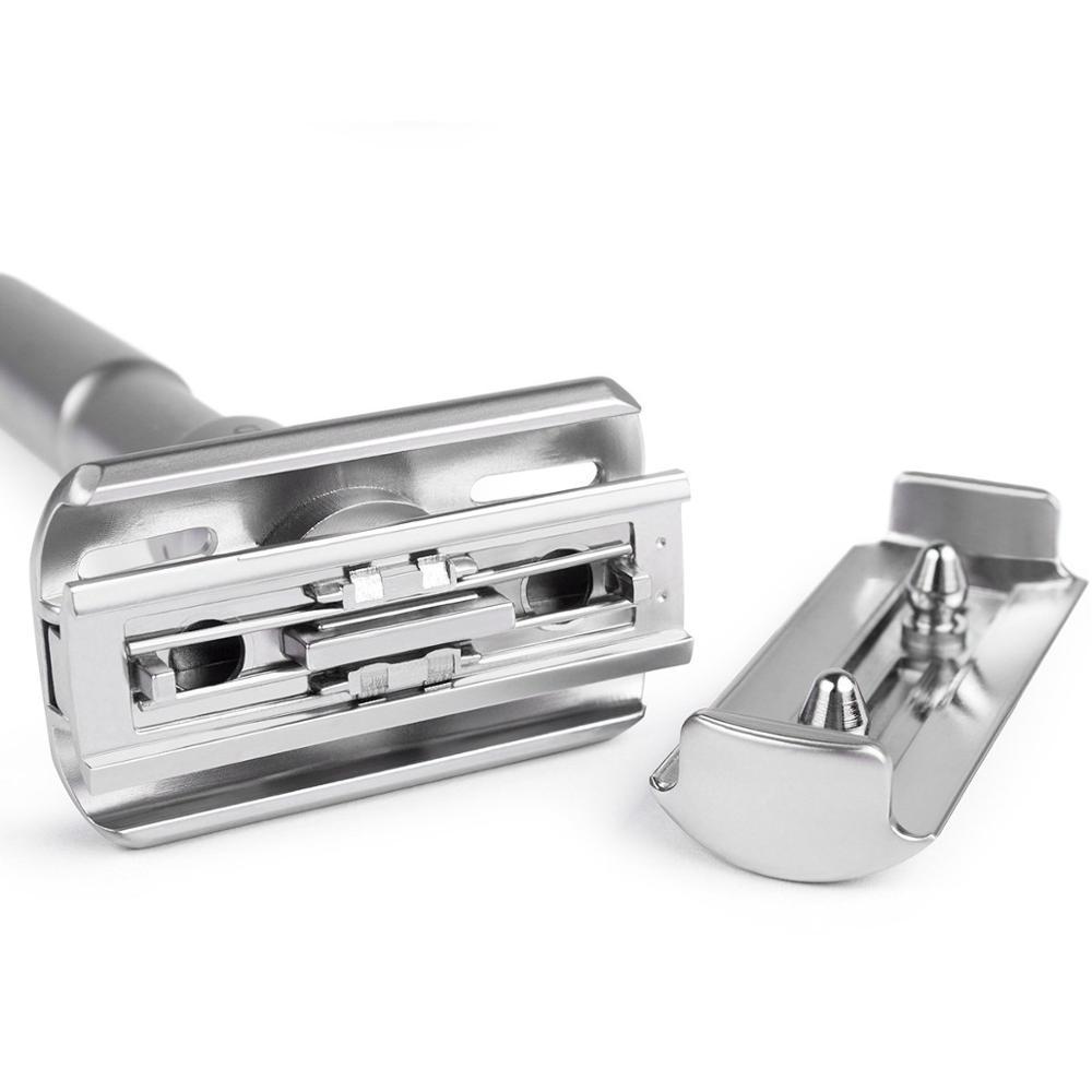 Beard & Blade Chrome Adjustable Pro Kit | 100-Blade Safety Razor System