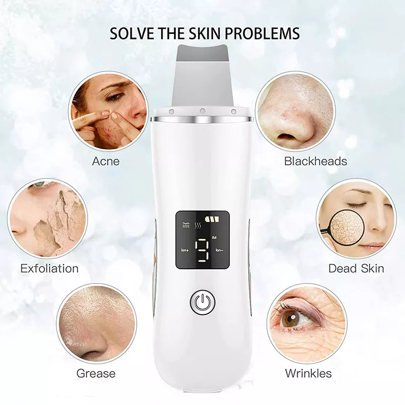 4-in-1 Dermaclean Sonic Facial Wave Ultrasonic Skin Scrubber