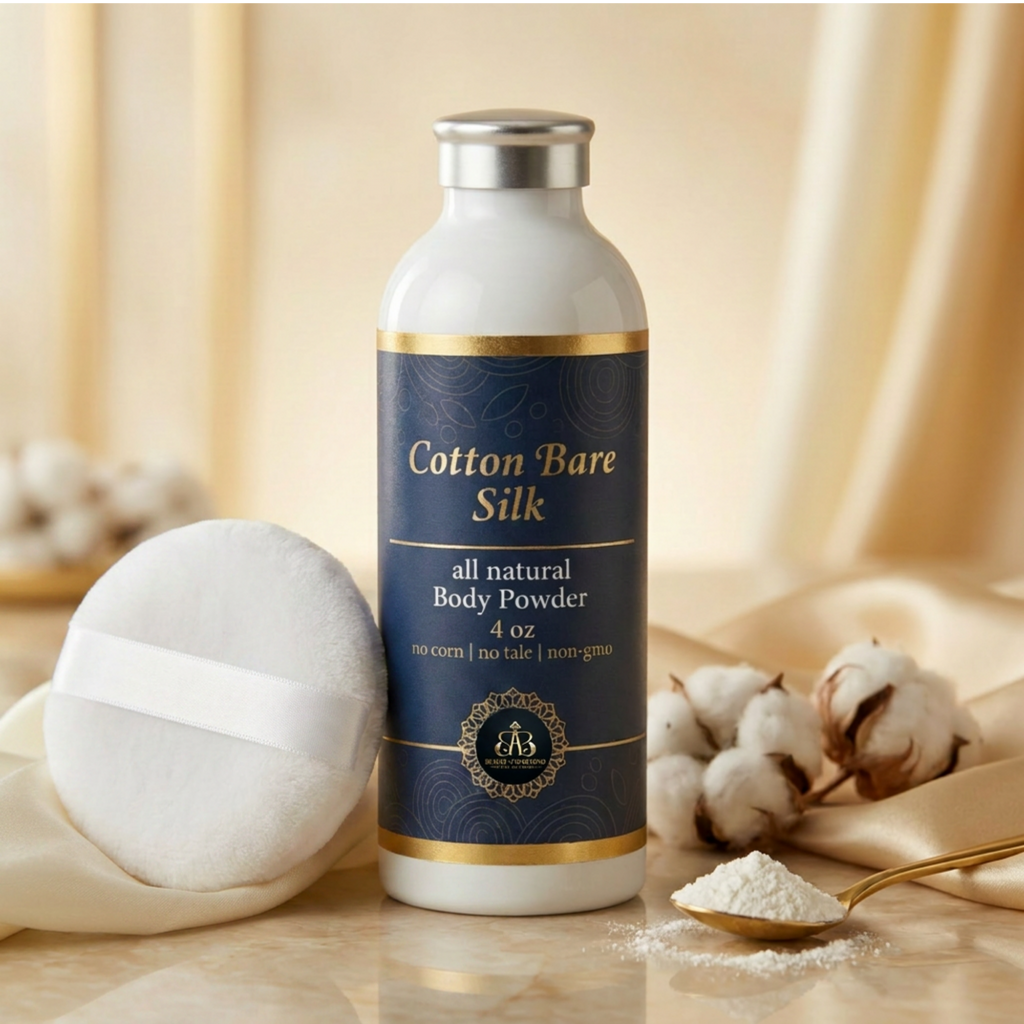 Cotton Bare Silk All Natural Body Powder