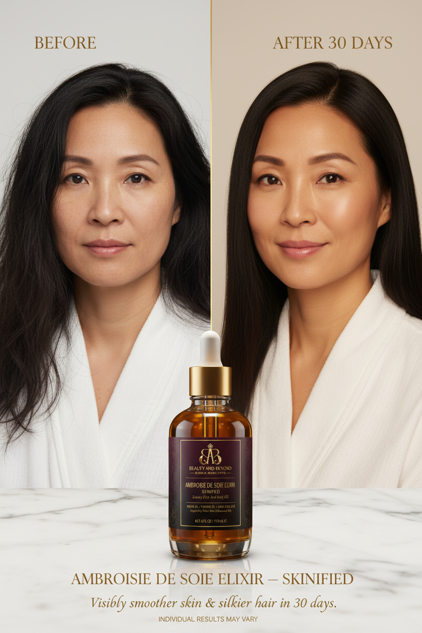 Ambroisie de Soie — Before & After Corrected Bottle