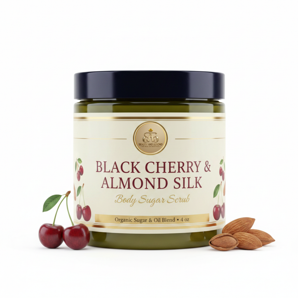 Black Cherry & Almond Silk Body Sugar Scrub