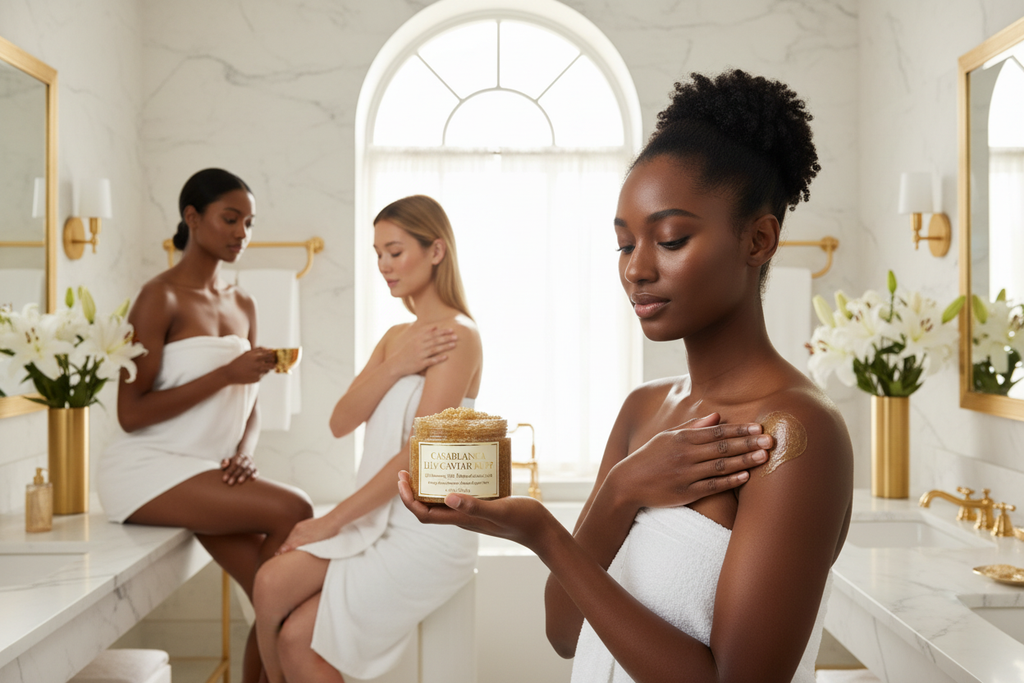 Casablanca Lily Caviar Buff — Lifestyle