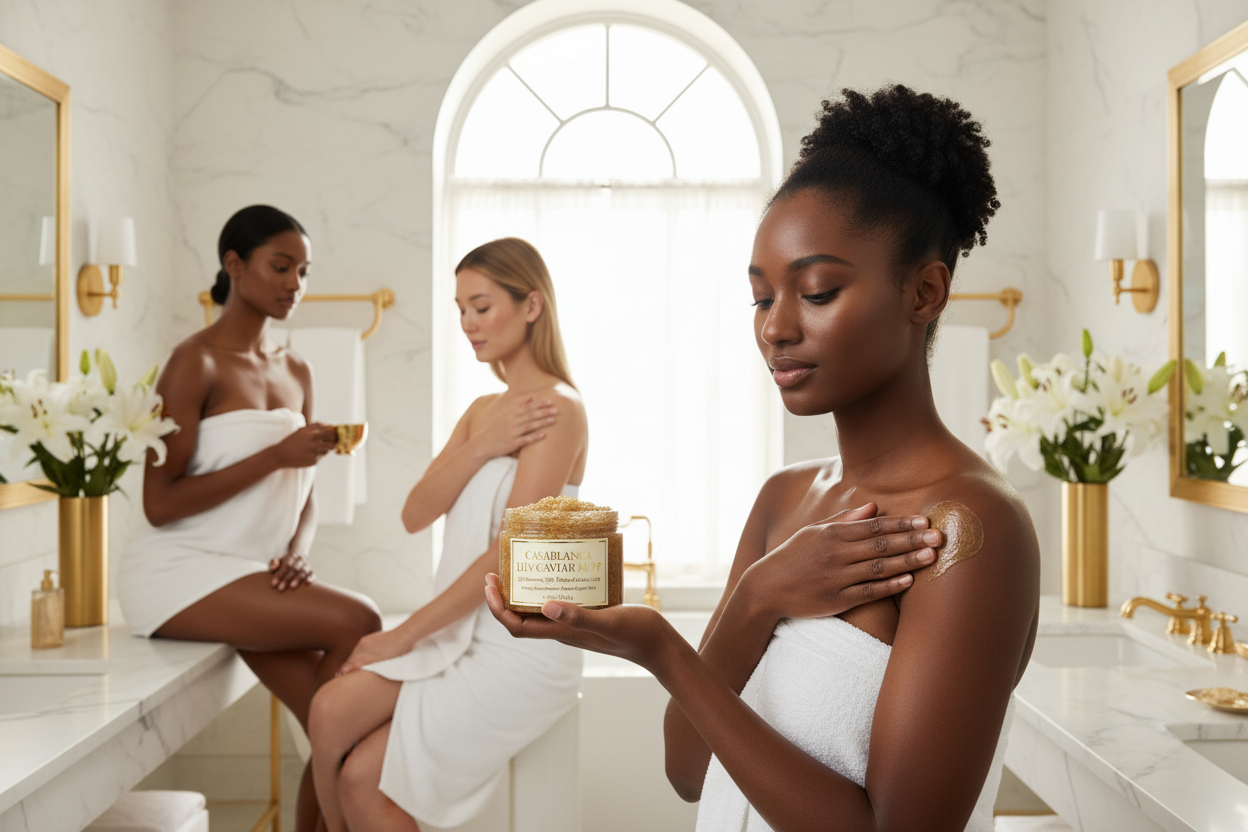 Casablanca Lily Caviar Buff — Lifestyle
