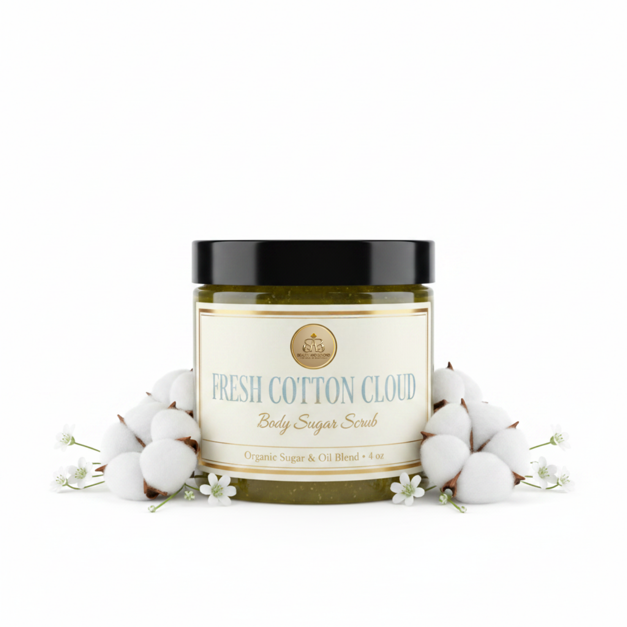 Fresh Cotton Cloud Body Sugar Scrub