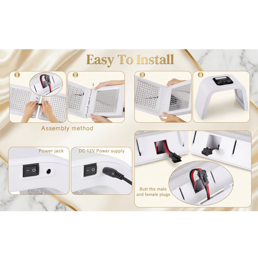 7 LED Light Facial Nano Mist Home Therapy PDT Machine