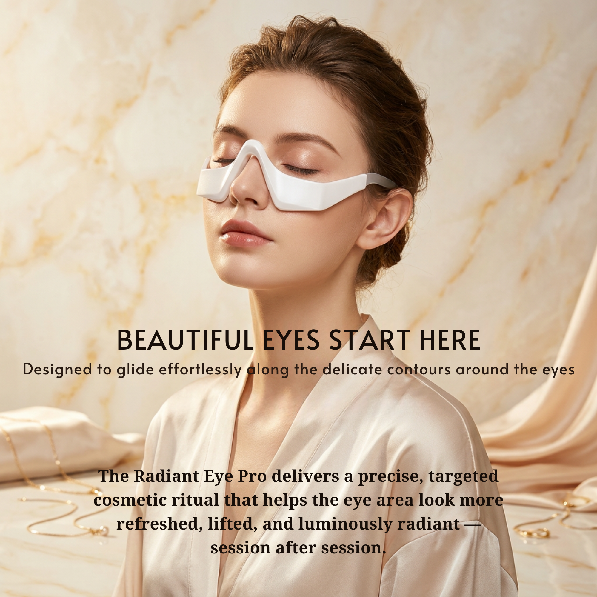 Radiant Eye Pro Under Eye Red Light Therapy Massager