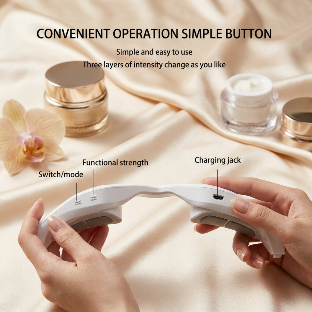 Radiant Eye Pro Under Eye Red Light Therapy Massager