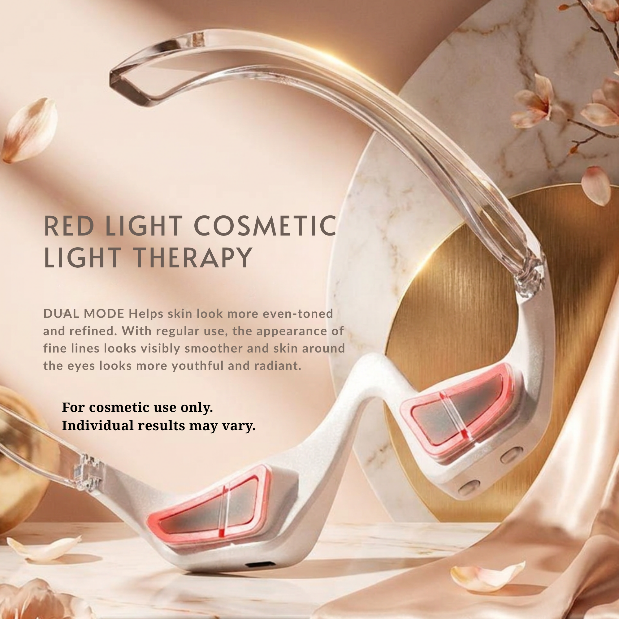 Radiant Eye Pro Under Eye Red Light Therapy Massager