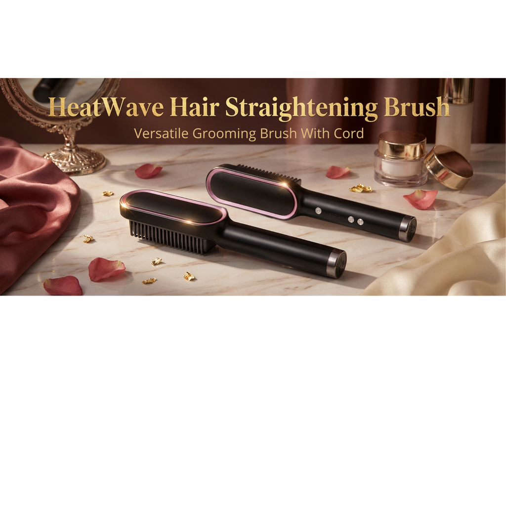 HeatWave Hair Straightening Brush