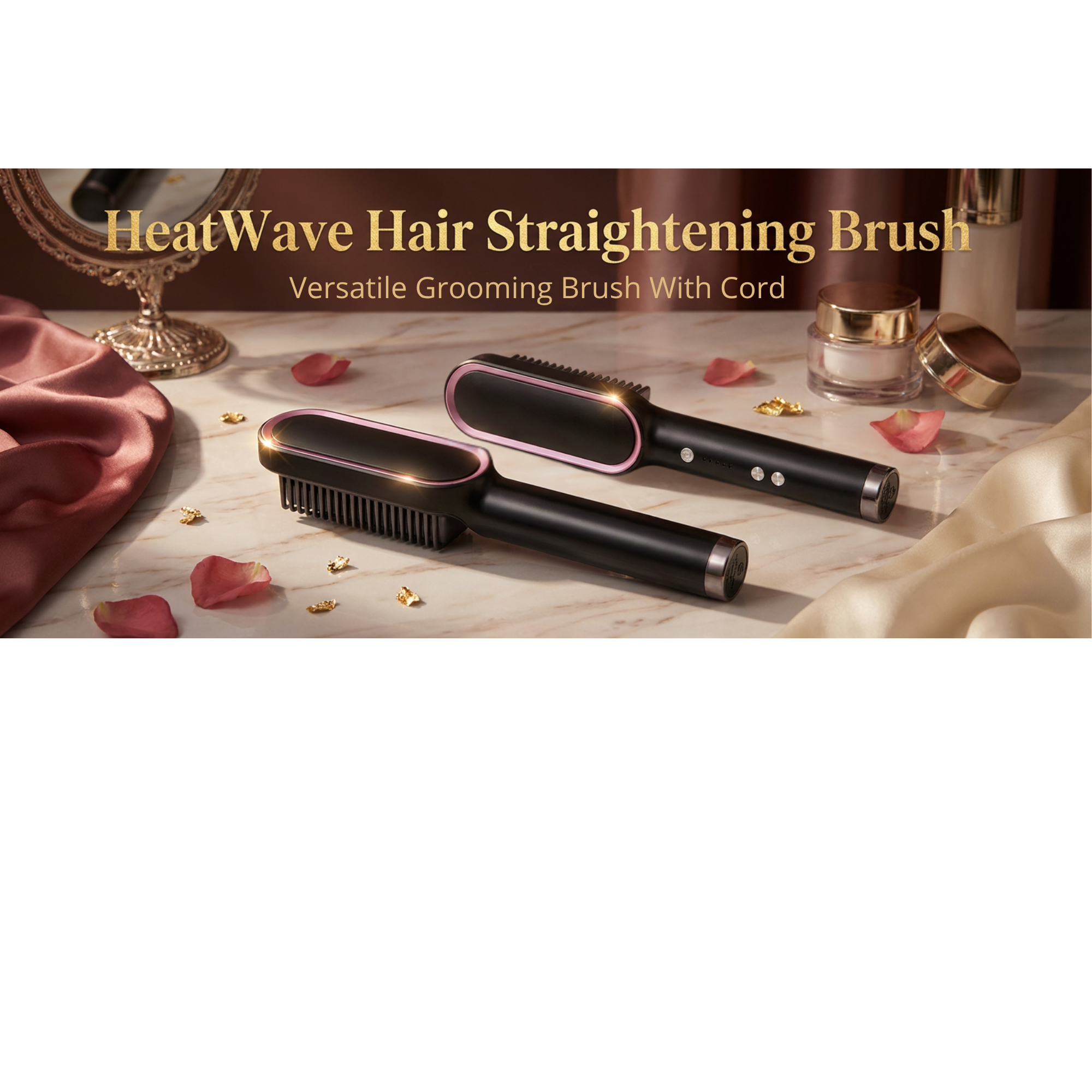 HeatWave Hair Straightening Brush
