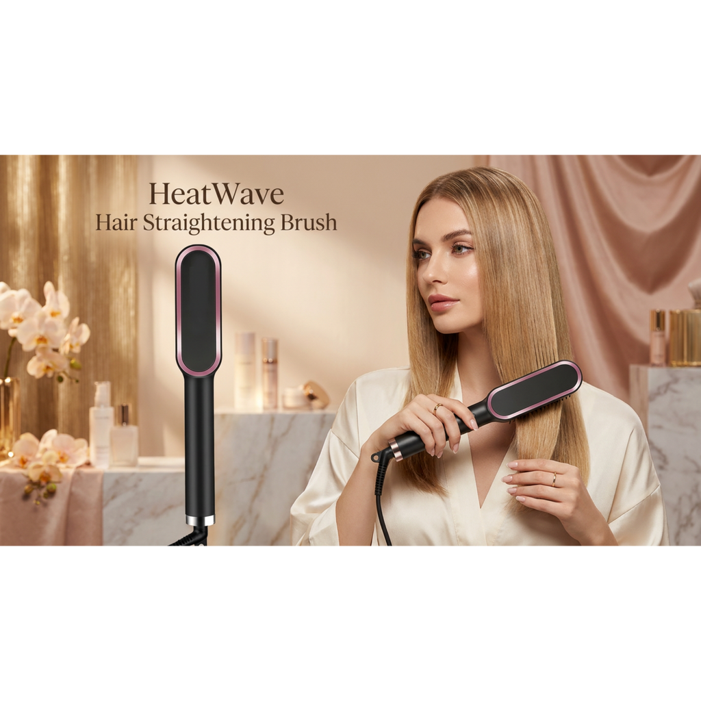 HeatWave Hair Straightening Brush