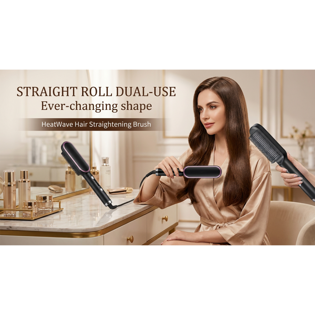 HeatWave Hair Straightening Brush