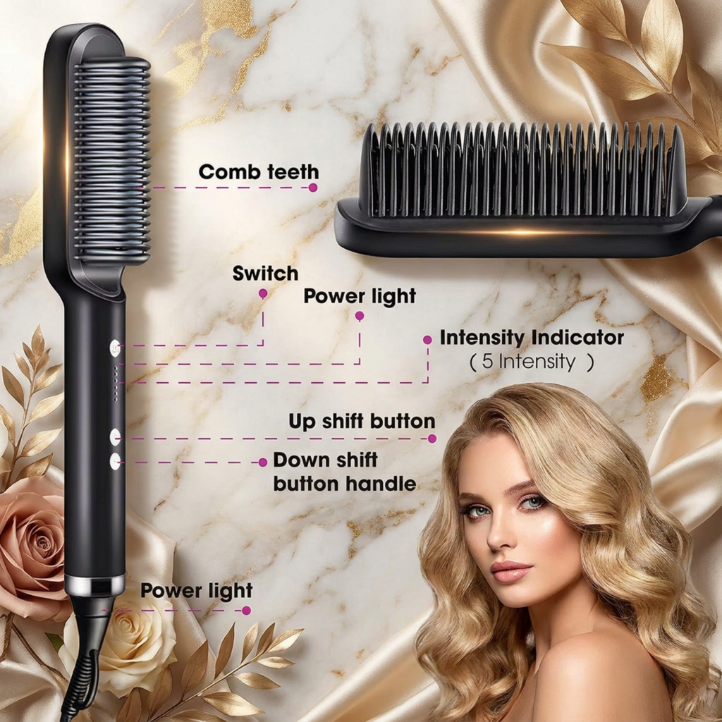 HeatWave Hair Straightening Brush