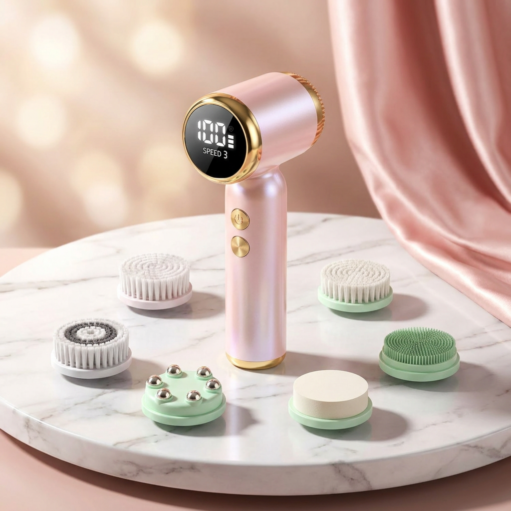 Lumina PureWave Luxe Sonic Facial Cleansing Brush