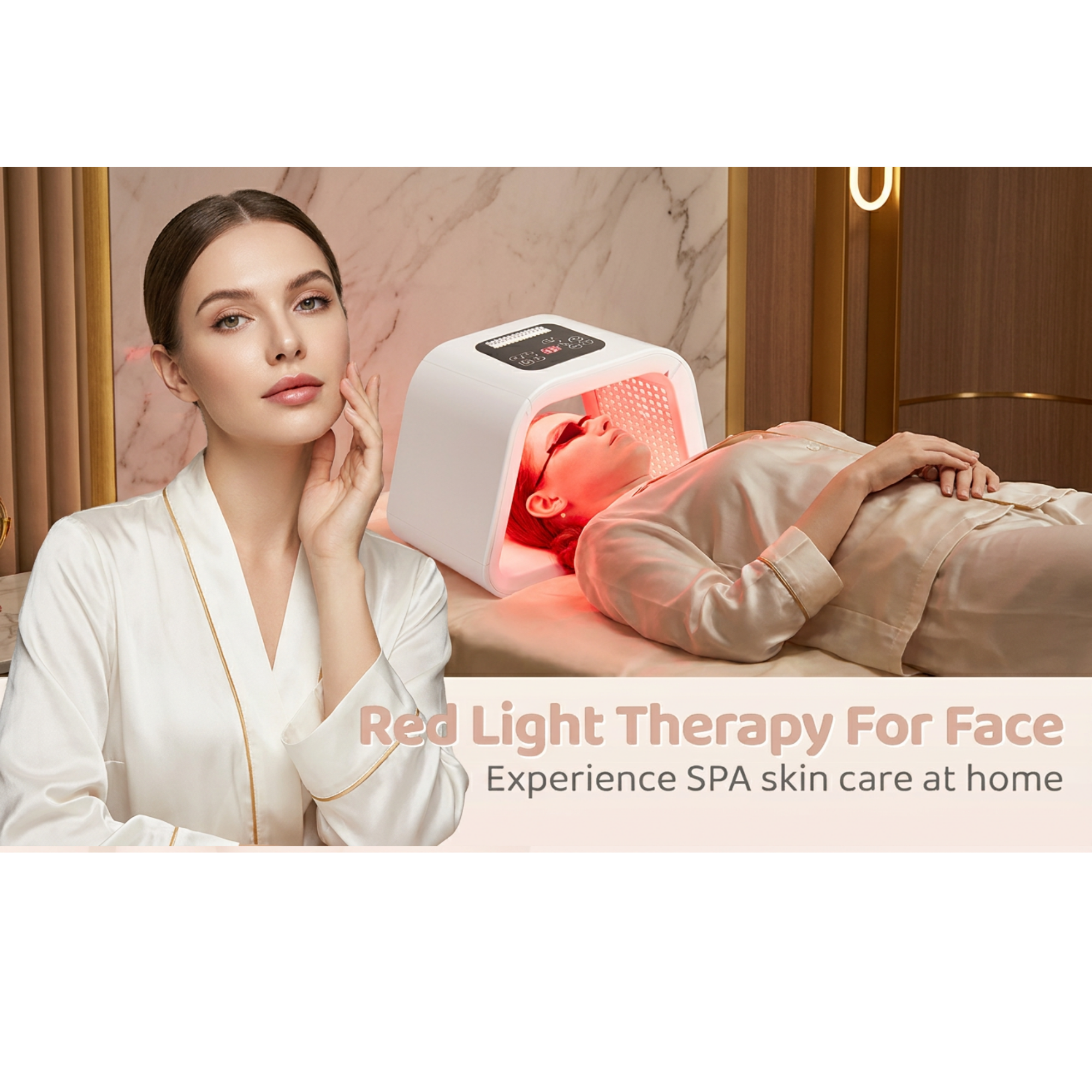 7 LED Light Facial Nano Mist Home Therapy PDT Machine