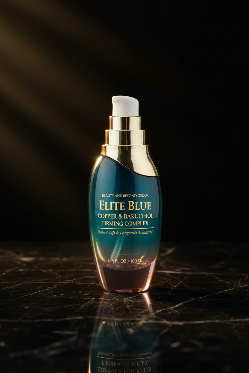 Elite Blue Copper — FDA Compliant Label Mockup