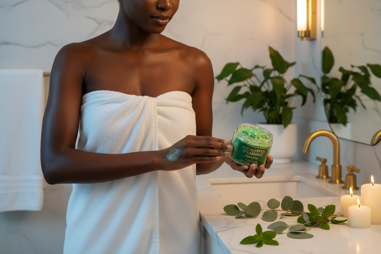 Eucalyptus Spearmint Soothing Glaze — Lifestyle