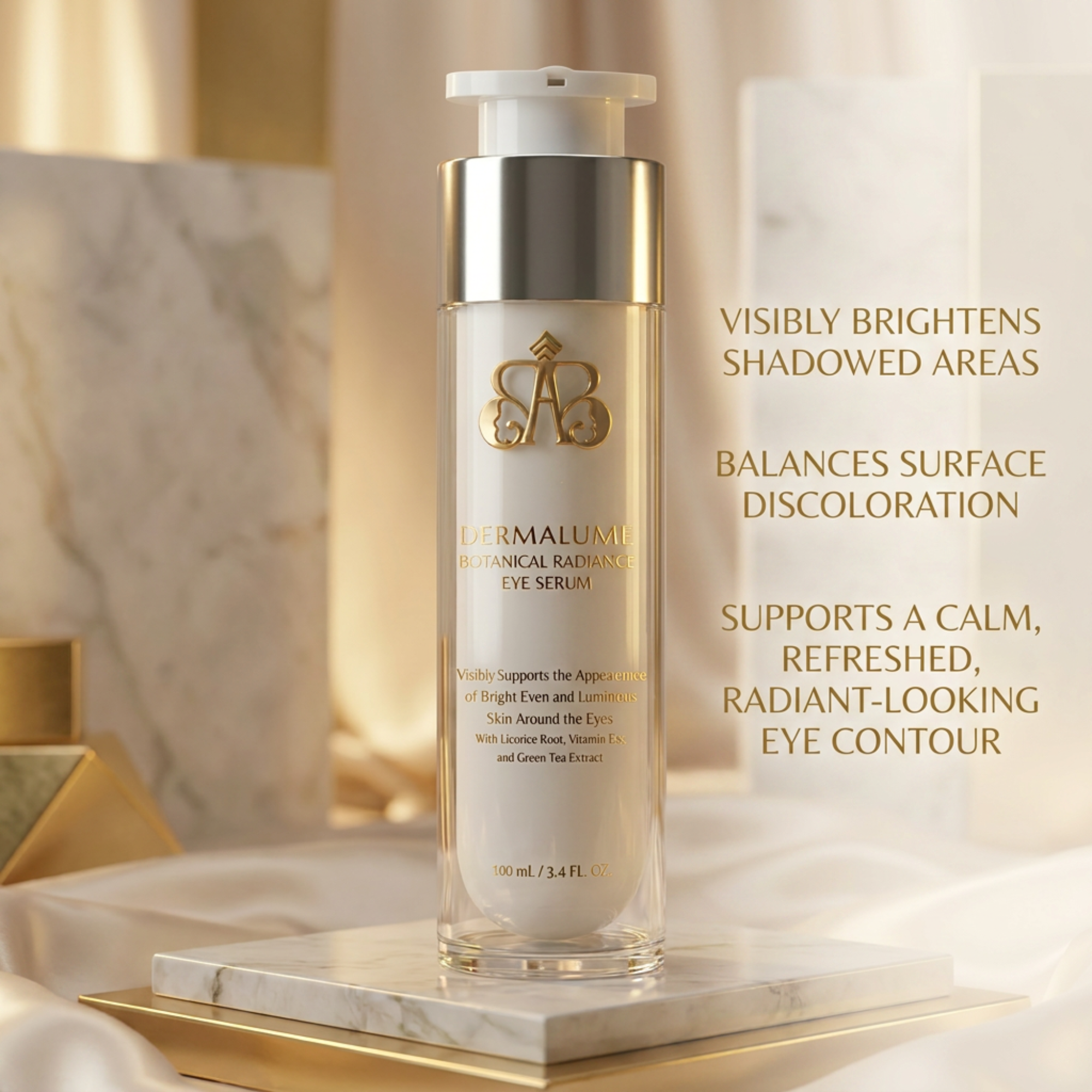 Dermalume Botanical Radiance Eye Serum – Luminous Look Refiner