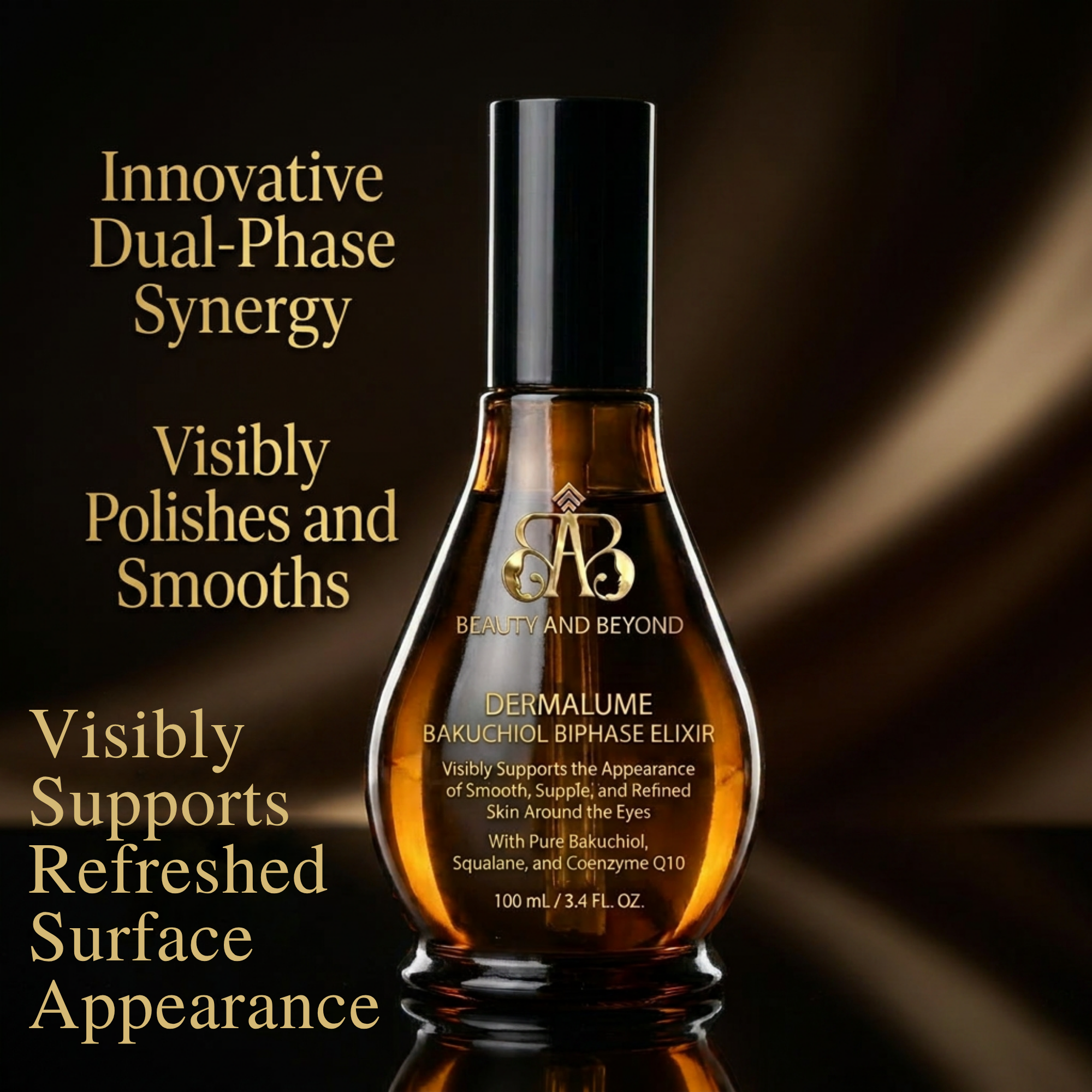 Dermalume Bakuchiol Biphase Elixir – Smooth Contour Refiner (100 mL)