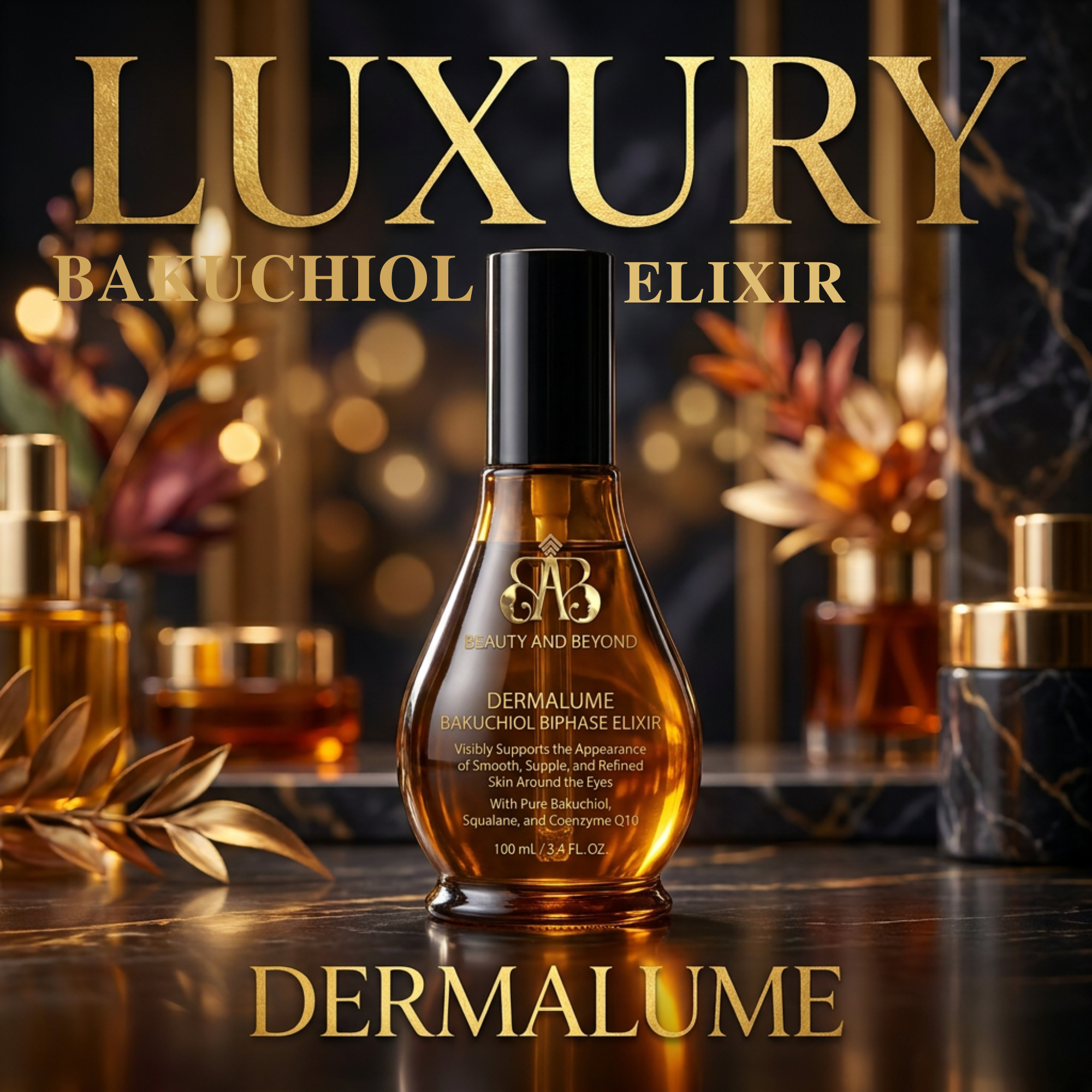 Dermalume Bakuchiol Biphase Elixir – Smooth Contour Refiner (100 mL)