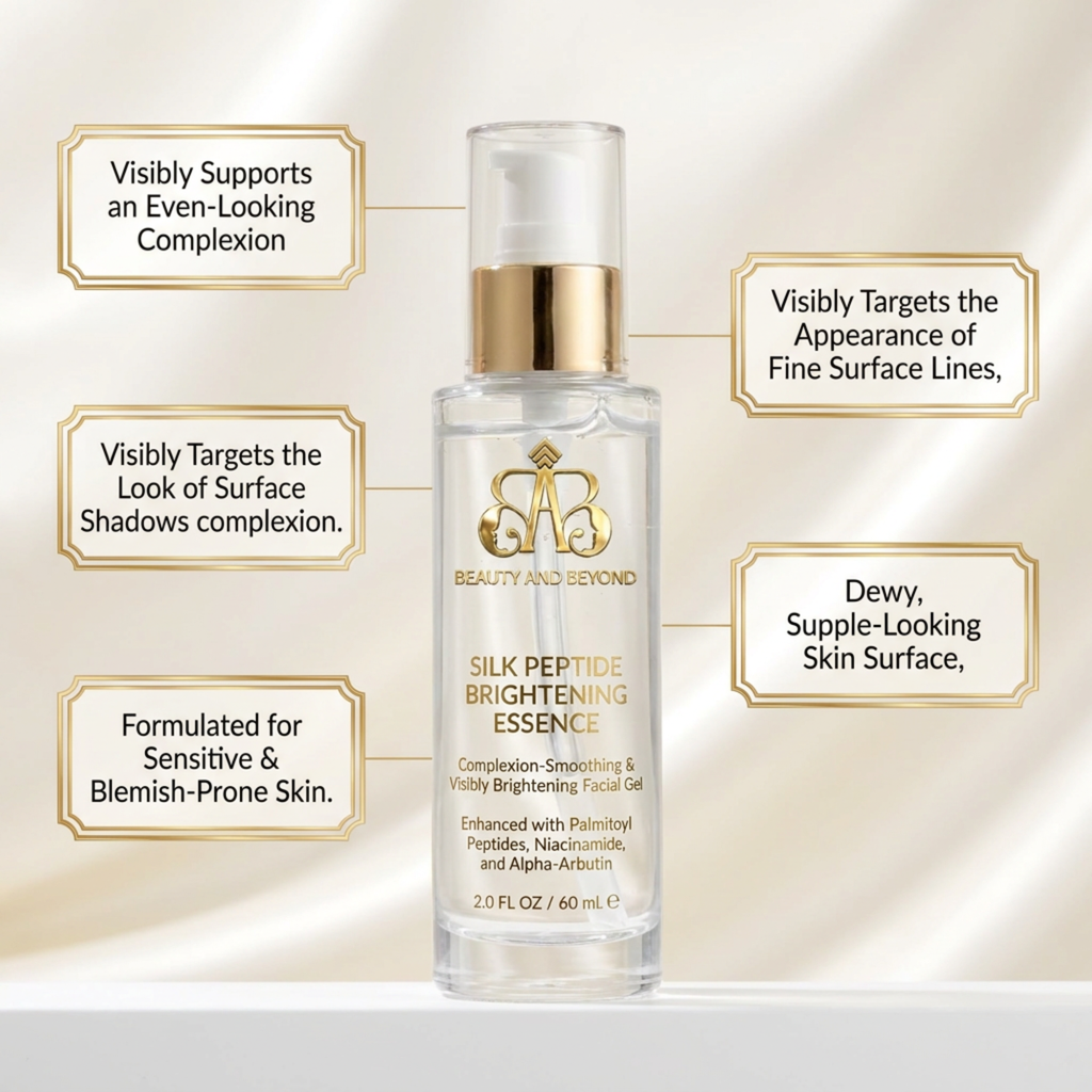Silk Peptide Brightening Essence – Complexion-Smoothing & Visibly Brightening Facial Gel (60 mL)