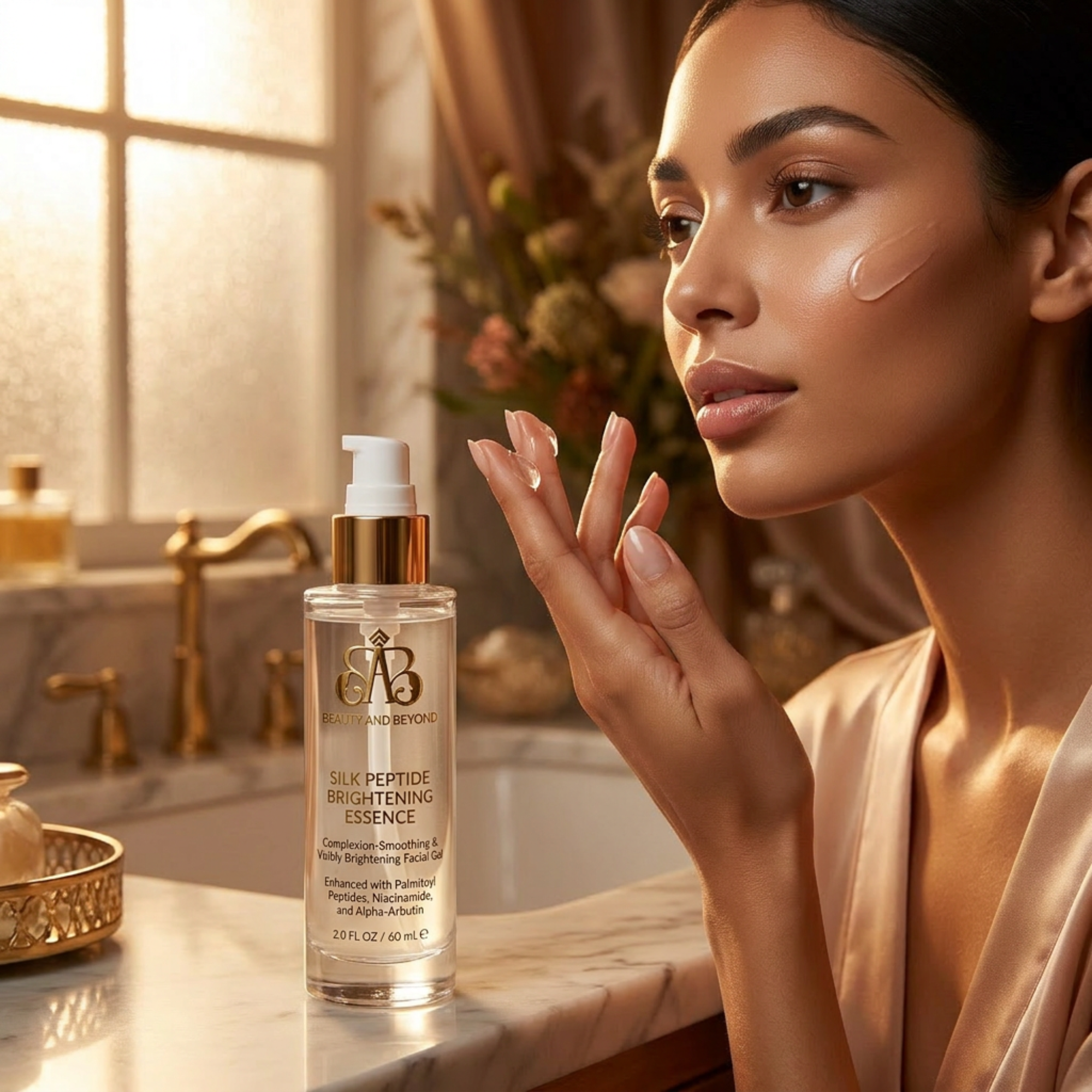Silk Peptide Brightening Essence – Complexion-Smoothing & Visibly Brightening Facial Gel (60 mL)